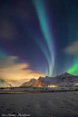 Norway Skagsanden aurora 1